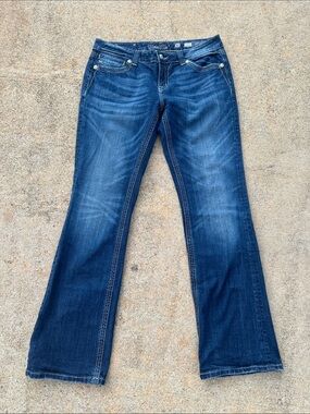 Miss Me Dark Blue EASY BOOT JEANS‎ SZ 31